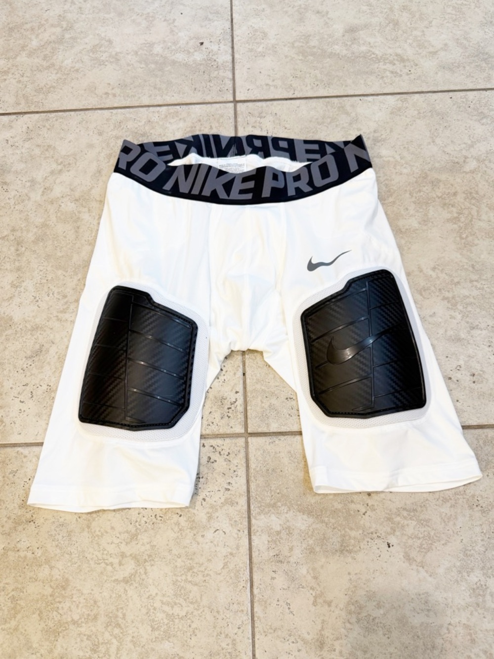 Nike Pro Hyperstrong Dri Fit Compression Football Shorts White